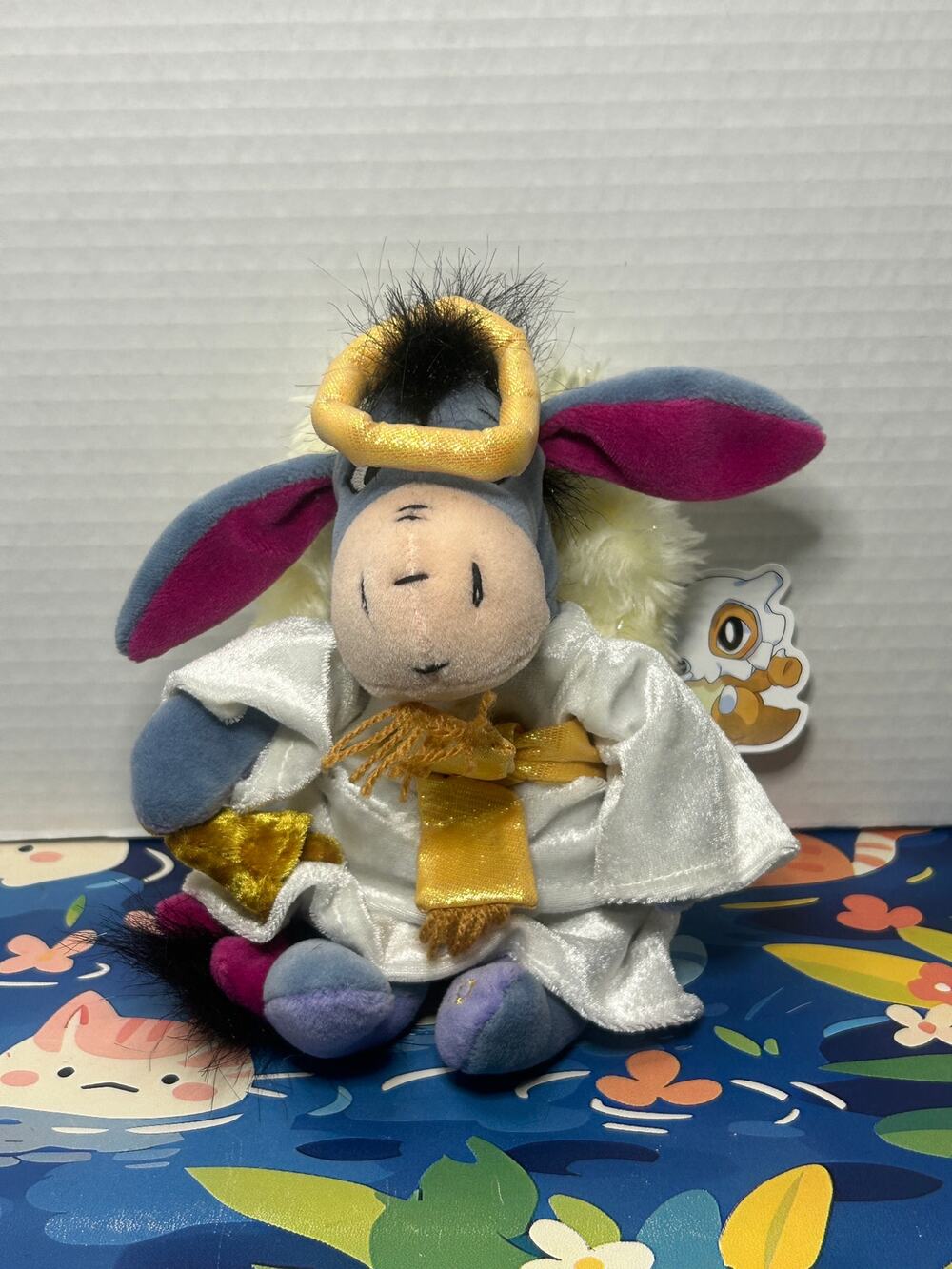 Disney Winnie the Pooh Eeyore Choir Angel Bean Bag Plush Stuffed Animal Toy Doll